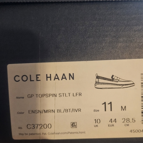 Cole Haan GrandPrø Blue Topspin Stitchlite™ Penny Loafers Sz 11 NWT - Picture 12 of 12